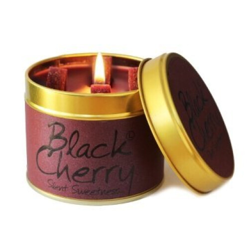 Lily-Flame Lily Flame Candle in a Tin - Black Cherry