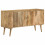 VidaXL vidaXL Solid Mango Wood Sideboard Wooden Storage Console Cabinet Display Table 9