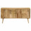 VidaXL vidaXL Solid Mango Wood Sideboard Wooden Storage Console Cabinet Display Table 2