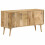 VidaXL vidaXL Solid Mango Wood Sideboard Wooden Storage Console Cabinet Display Table 3