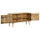 VidaXL vidaXL Solid Mango Wood Sideboard Wooden Storage Console Cabinet Display Table 4