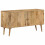 VidaXL vidaXL Solid Mango Wood Sideboard Wooden Storage Console Cabinet Display Table 8