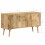 VidaXL vidaXL Solid Mango Wood Sideboard Wooden Storage Console Cabinet Display Table 11