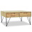 VidaXL vidaXL Solid Teak Coffee Table 80x80x40cm with 2 Drawers Living Room Furniture 2
