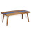 VidaXL vidaXL Teak Resin Coffee Table 100x50x40cm End Living Room Furniture Stand 6