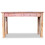 VidaXL vidaXL Console Table Hall End Table Accent Side Table Solid Mahogany Wood 3