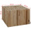 VidaXL vidaXL Genuine Teak Coffee Table 50x50x35cm Beige Side Living Room Furniture 6