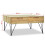 VidaXL vidaXL Solid Teak Coffee Table 80x80x40cm with 2 Drawers Living Room Furniture 10