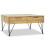 VidaXL vidaXL Solid Teak Coffee Table 80x80x40cm with 2 Drawers Living Room Furniture 5