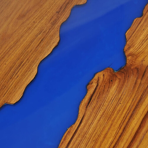 VidaXL vidaXL Teak Resin Coffee Table 100x50x40cm End Living Room Furniture Stand 1