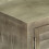 VidaXL vidaXL Solid Mango Wood TV Cabinet Grey with Brass 110x30x48cm Stand Unit 2