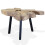 VidaXL vidaXL Genuine Teak Coffee Table 80x70x38cm Accent Side Living Room Furniture 4