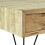 VidaXL vidaXL Solid Teak Coffee Table 80x80x40cm with 2 Drawers Living Room Furniture 8