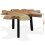 VidaXL vidaXL Genuine Teak Coffee Table 80x70x38cm Accent Side Living Room Furniture 10