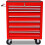 VidaXL vidaXL 7 Drawers Mechanics Tool Trolley Red Workshop Chest Box Storage Cabinet 4