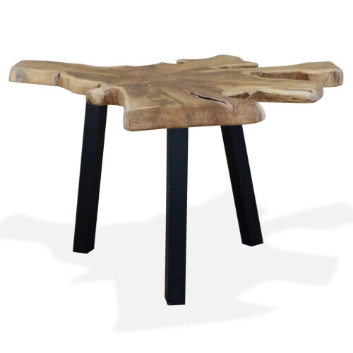 VidaXL vidaXL Genuine Teak Coffee Table 80x70x38cm Accent Side Living Room Furniture 2