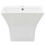 VidaXL vidaXL Wall-mounted Basin Ceramic White 500x450x410mm Bathroom Sink Wash Bowl 3