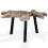 VidaXL vidaXL Genuine Teak Coffee Table 80x70x38cm Accent Side Living Room Furniture 5