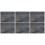 Pimpernel Pimpernel Midnight Slate Design Placemats Set of 6 2
