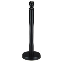 Apollo Beech Kitchen Roll Holder, Black