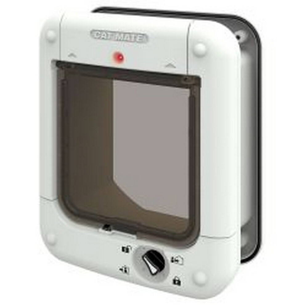 Pet Mate Microchip Cat Flap White