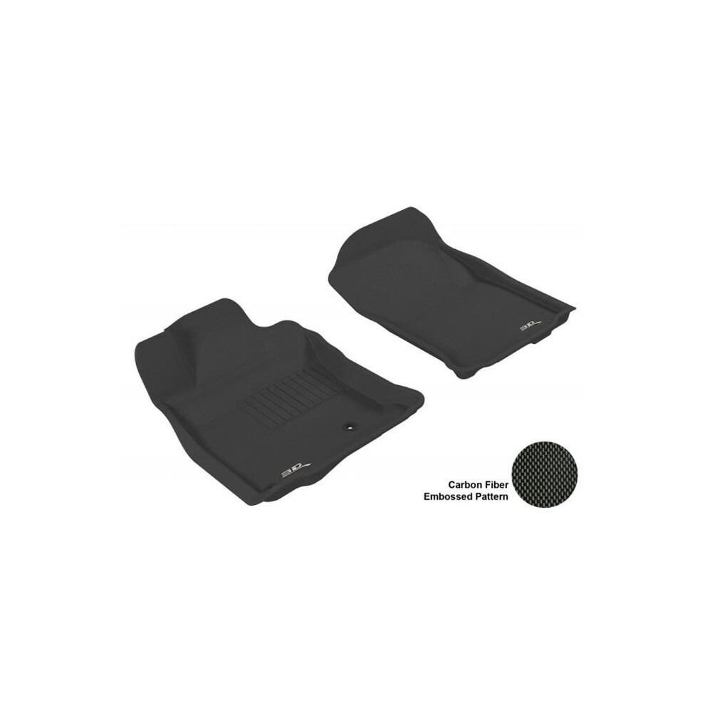 3D Maxpider L1ty04411509 Toyota 4Runner 2010-2012 Kagu R1 (Hook) Floor Mat Black 842132009083