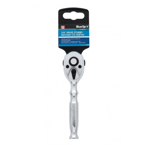 BlueSpot 3/8" Drive Stubby Ratchet 72 Teeth BlueSpot 02019 1