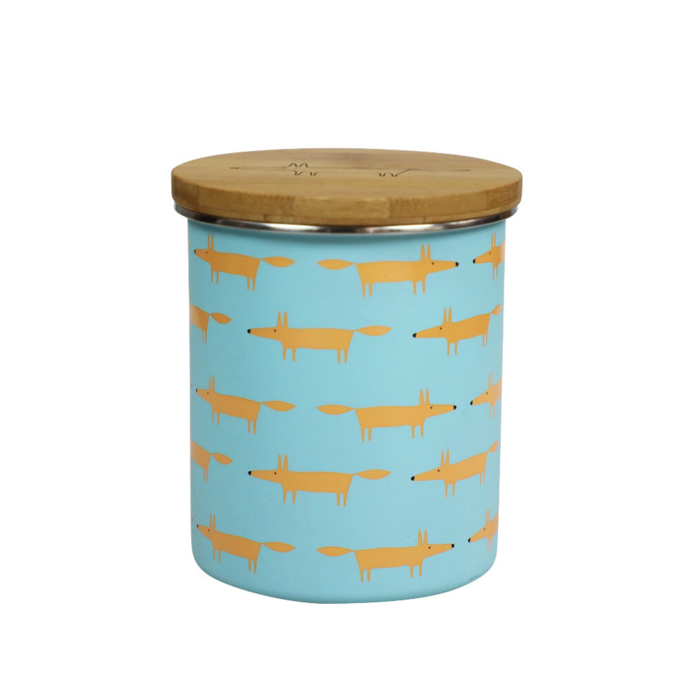 Scion Mr Fox Blue Canister, Multi Fox