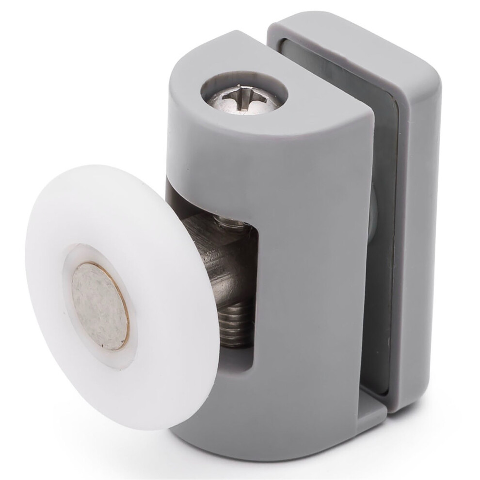Shower Part Chrome,Grey 2 X Single Top Shower Door Rollers/Runners/Wheels 23Mm Diameter L073p - Image 3