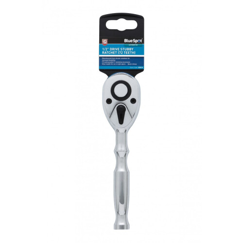 BlueSpot 1/2" Drive Stubby Ratchet 72 Teeth BlueSpot 02018 1