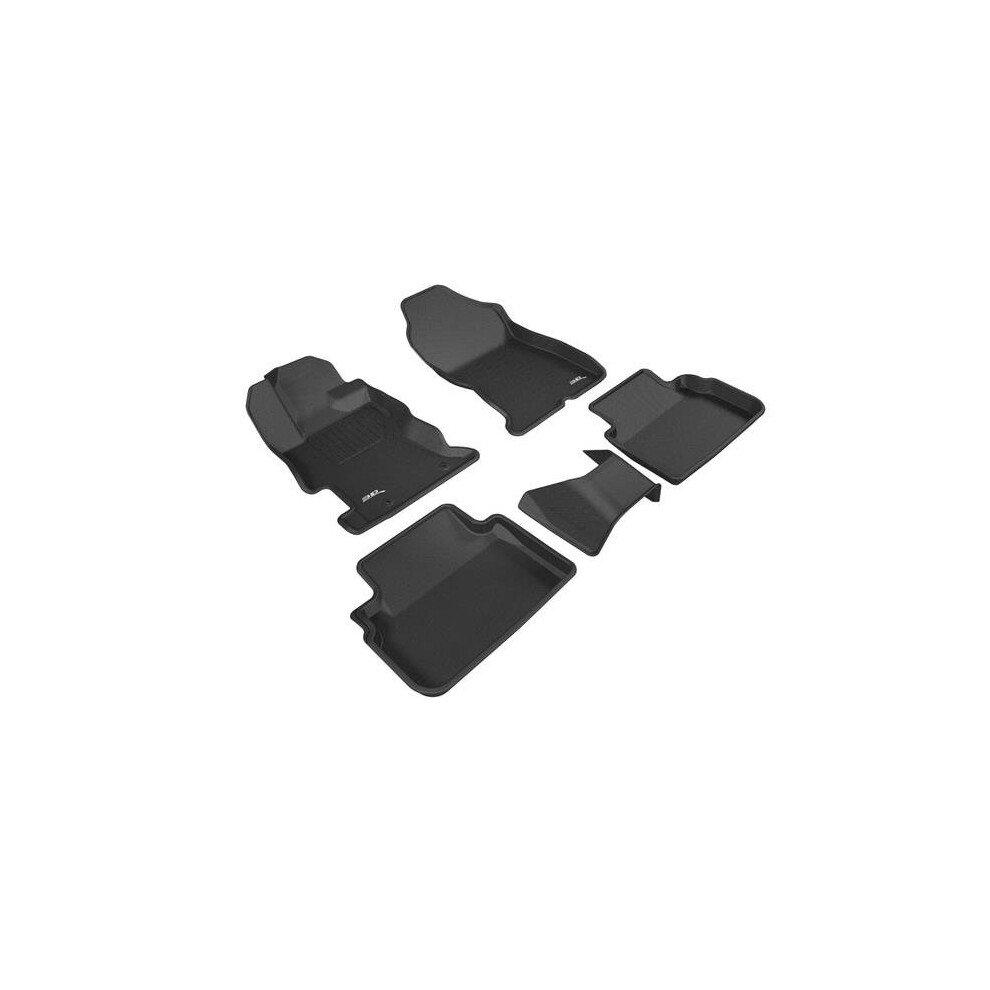 3D Maxpider L1fr10901509 Ford Fusion 2017-2018 Kagu Mat, - Row 1 & 2 Black 190204031181