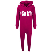 (7-8 Years, Pink) Kids Girls Boys " #Selfie " Onesie All In One Summer Jumpsuit PJ's Age 7-13 Year
