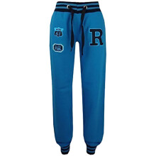 (13 Years, FOX Turquoise) Girls Boys Joggers Kids Baseball Trackie Bottoms Jogging Pants Sports Trousers