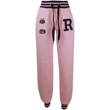 (3-4 Years, FOX Baby Pink) Girls Boys Joggers Kids Baseball Trackie Bottoms Jogging Pants Sports Trousers