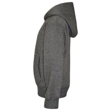 (13 Years) Kids Girls Boys Sweat Shirt Tops Plain Charcoal Hooded Jumpers Hoodies 2-13 Year
