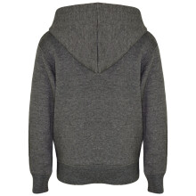 (11-12 Years) Kids Girls Boys Sweat Shirt Tops Plain Charcoal Hooded Jumpers Hoodies 2-13 Year