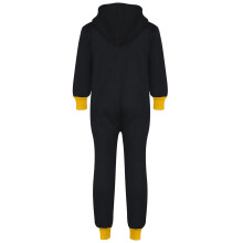 (9-10 Years) Kids Girls Boys Fleece Contrast A2Z Onesie One Piece Yellow All In One Jumpsuits