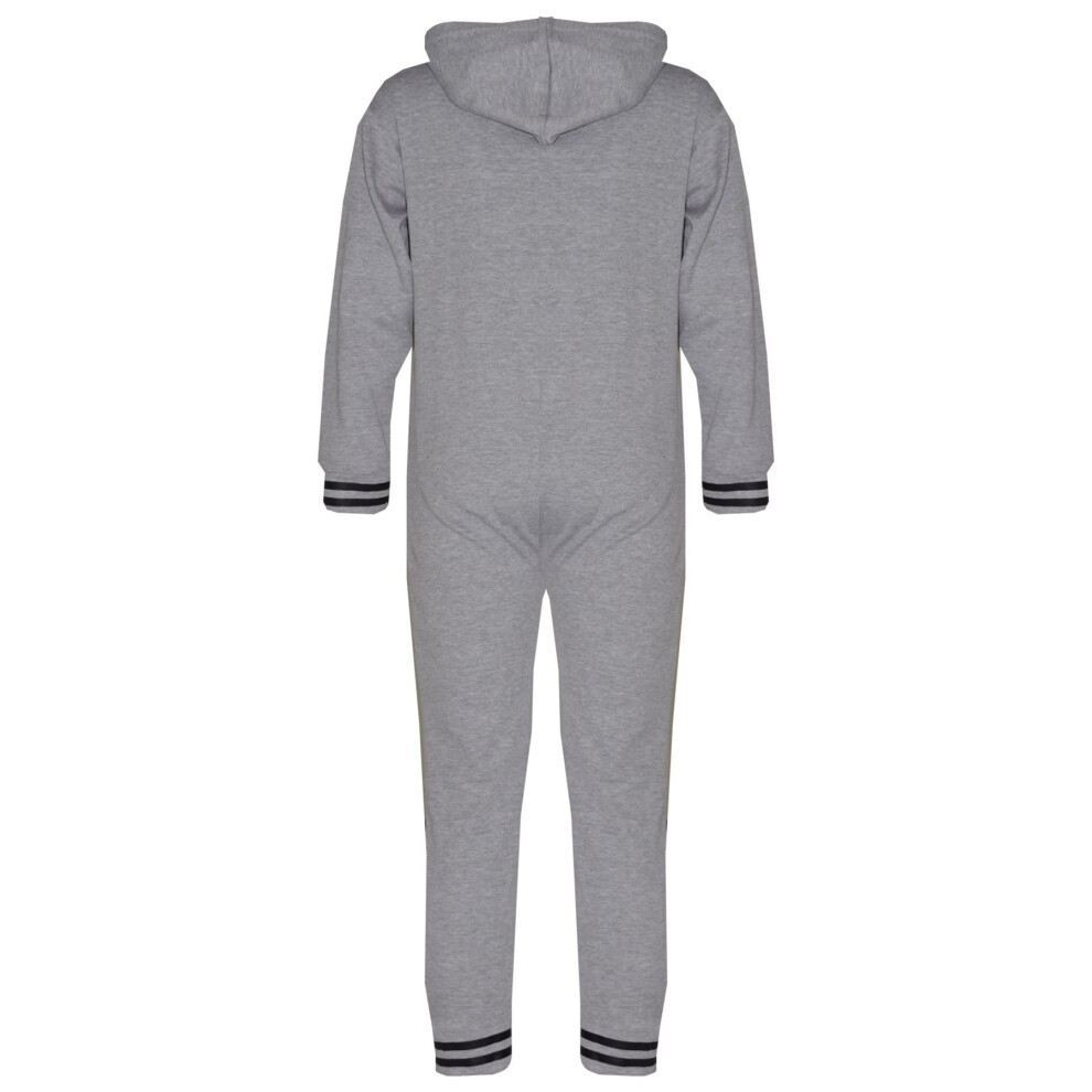 (11-12 Years, Grey) Girls Boys Onesie Kids NEW YORK 86 TIGERS Onesies All In One Jumpsuit PJ's 7-13Y