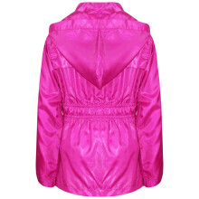 (11-12 Years, Pink) Girls Boys Raincoats Jackets Kids Lightweight Hooded Cagoule Rain Mac 5-13 Years