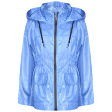 (11-12 Years, Sky Blue) Girls Boys Raincoats Jackets Kids Lightweight Hooded Cagoule Rain Mac 5-13 Years