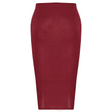 (9-10 Years, Wine) Kids Girls Maxi Skirt School Dance Party Fashion Plain Pencil Skirts 5-13 Years