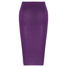 (13 Years, Purple) Kids Girls Maxi Skirt School Dance Party Fashion Plain Pencil Skirts 5-13 Years