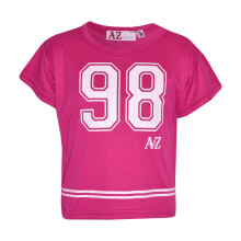 (13 Years, New 98 Pink) Girls Tops Kids Love Paris NYC #SELFIE Crop Top & Double Layer Skater Skirt 7-13