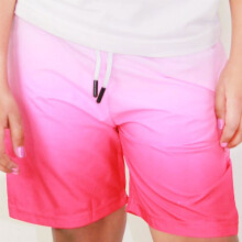 (11-12 Years) Kids Girls Shorts Two Tone Pink Summer Chino Short Knee Length Half Pant 3-13 Yr