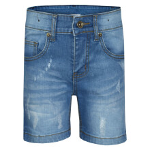 (7-8 Years) Kids Boys Denim Shorts Light Blue Ripped Chino Bermuda Jeans Short Knee Length