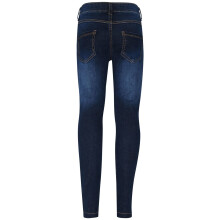 (9-10 Years) Kids Girls Skinny Jeans Designer Dark Blue Denim Stretchy Pant Fit Trouser 5-13Y
