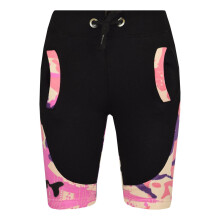 (11-12 Years) Kids Girls Boys Fleece Camouflage Baby Pink Panel Chino Shorts Half Pant 5-13 Yr