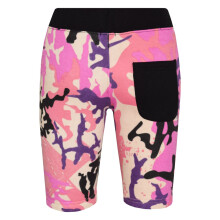 (7-8 Years) Kids Girls Boys Fleece Camouflage Baby Pink Panel Chino Shorts Half Pant 5-13 Yr