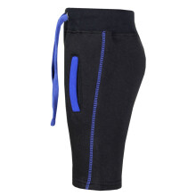 (2-3 Years, Black & Royal Blue) Kids Shorts Boys Girls Fleece Chino Shorts Knee Length Half Pant Age 2-13 Years