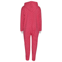 (11-12 Years) Kid Girls Polka Dot Cotton A2Z Onesie One Piece Pink Hooded Jumpsuits 2-13 Years
